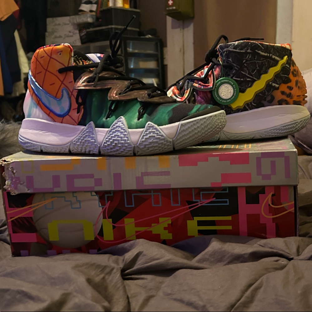 Colorful High-Top Sneakers